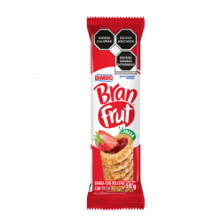 Barra Bran Frut Fresa 58 Gr