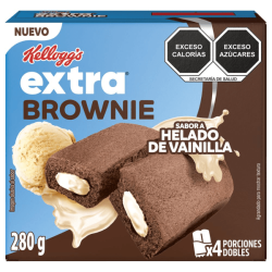 Barras Extra Brownie Vainilla 280 g