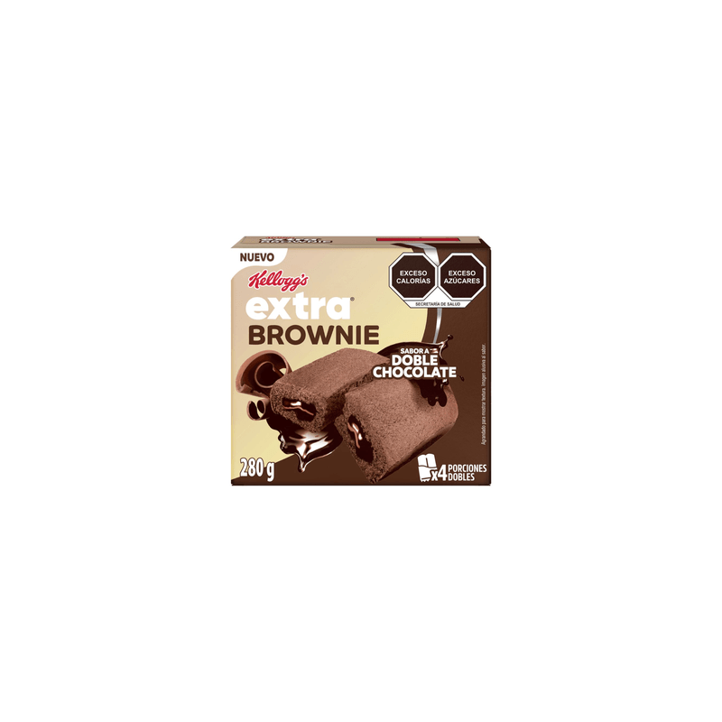 Barras Extra Brownie Doble Chocolate 280 g