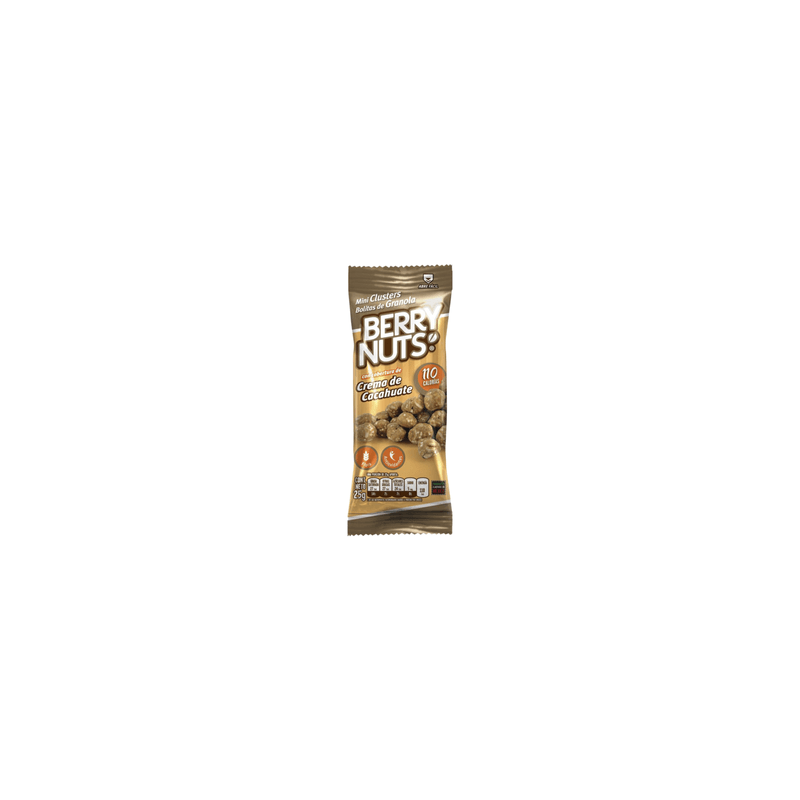 Bolitas de ganola Sabor Crema de Cacahuate 25 g