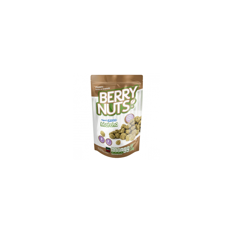Berry Nuts Bolitas de Granola Yogurt Griego Matcha
