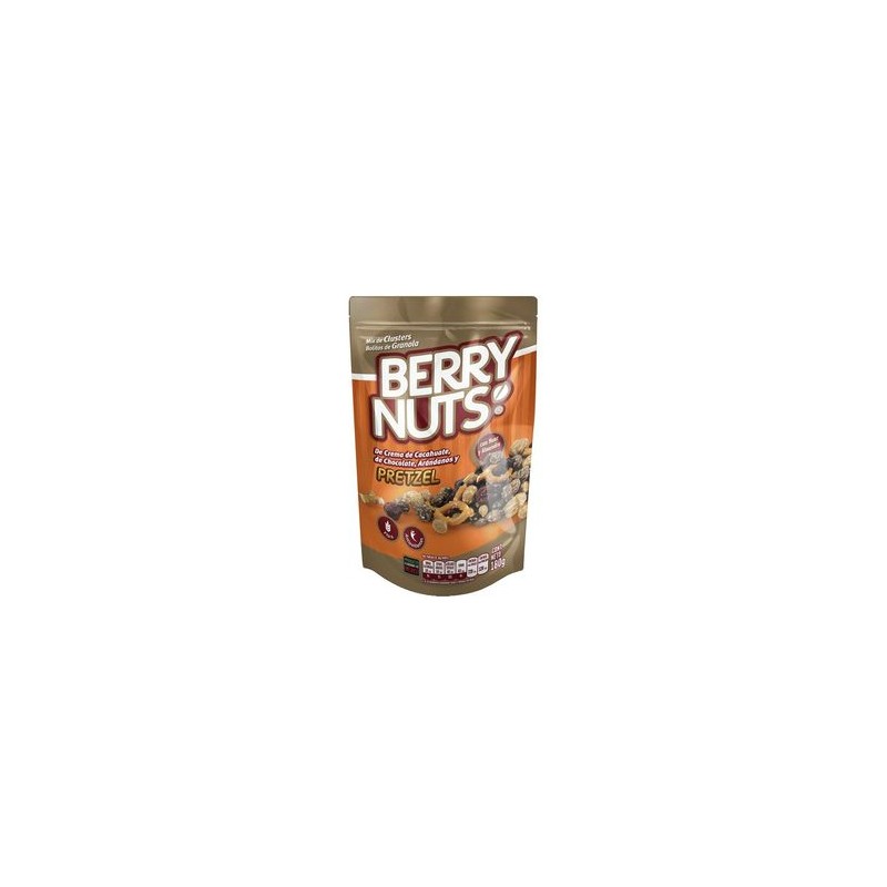 Bolitas de ganola Pretzel y Arándano Mix 180 g