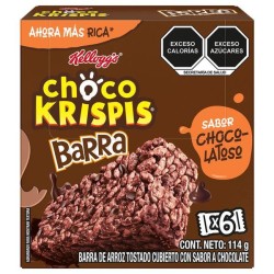 Barras de Cereal Kelloggs Choco Krispis 114 g