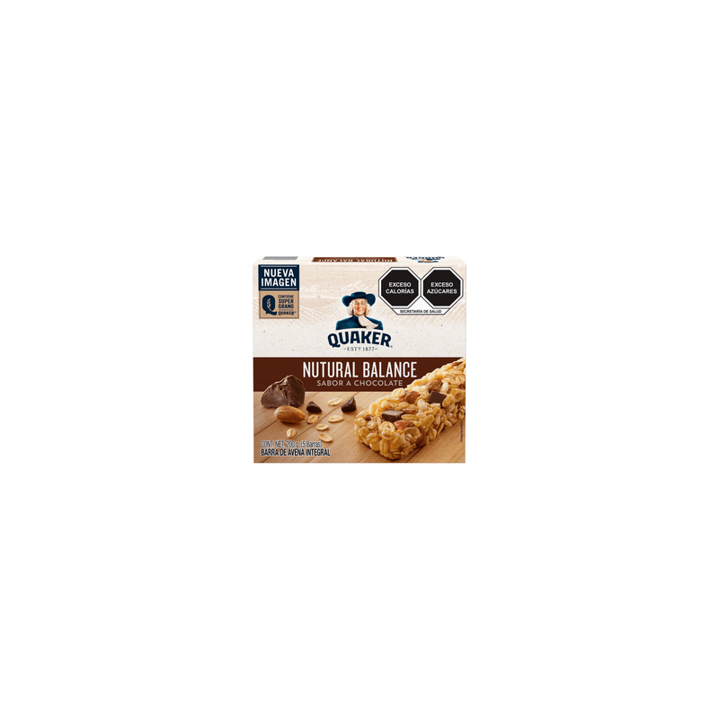 Barras de Avena Natural Balance Sabor Chocolate 200 g