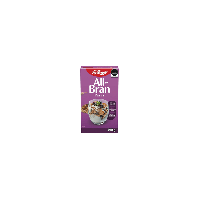 Cereal Kelloggs All Bran Pasas 490 g