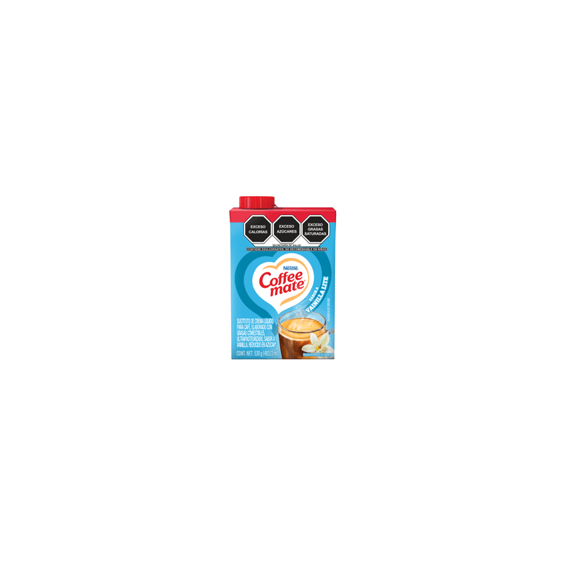 Sustituto de Crema Para Café Líquido Coffee Mate Sabor Vainilla Lite 530 g