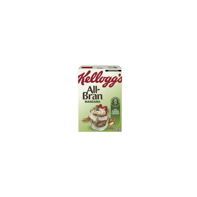Kelloggs Cereal All Bran Manzana 330 g