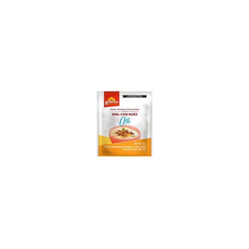 Granvita Avena Miel con Nuez 35 g