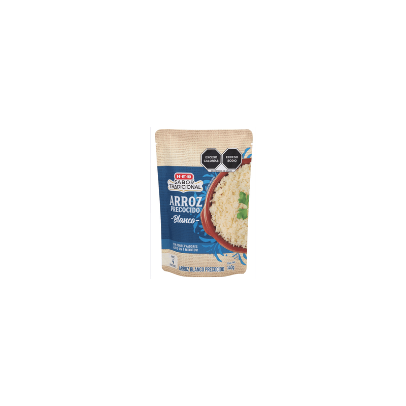 Arroz Precocido Blanco Sabor Tradicional 140 g