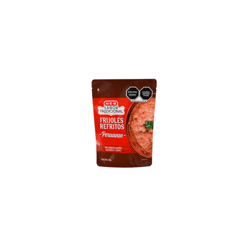 HEB Frijoles Peruanos Refritos 430 g