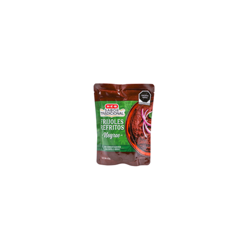 HEB Frijoles Negros Refritos 430 g