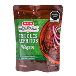 HEB Frijoles Negros Refritos 430 g