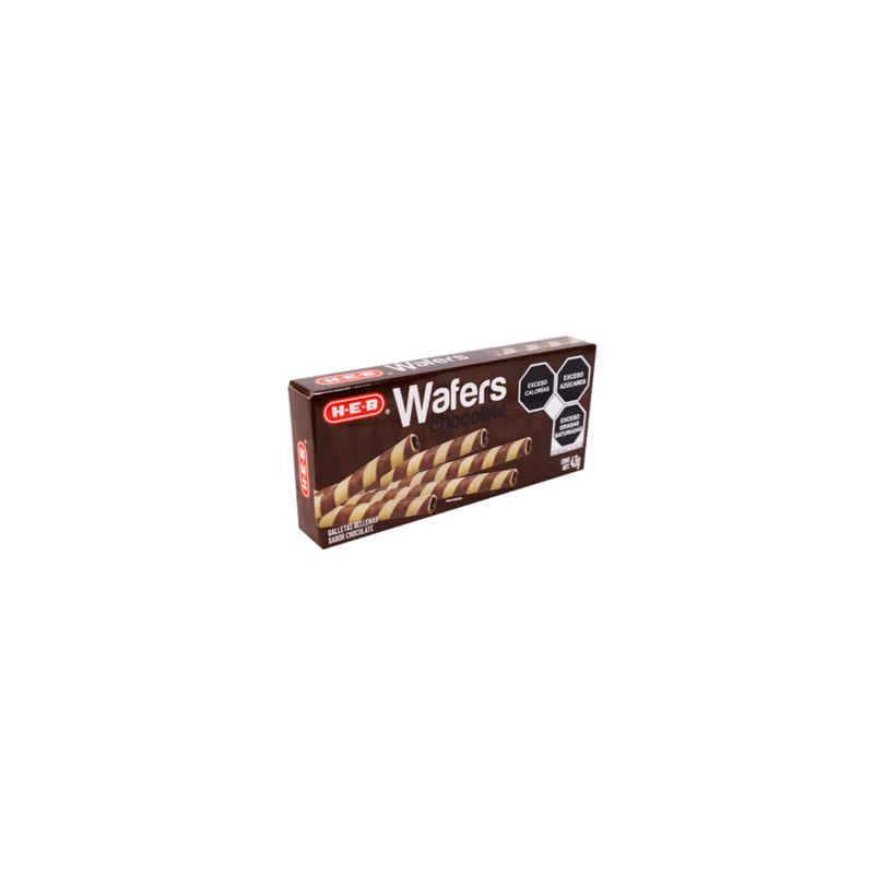 Galleta Wafers Rellenos de Chocolate 43 g