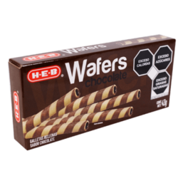 Galleta Wafers Rellenos de Chocolate 43 g