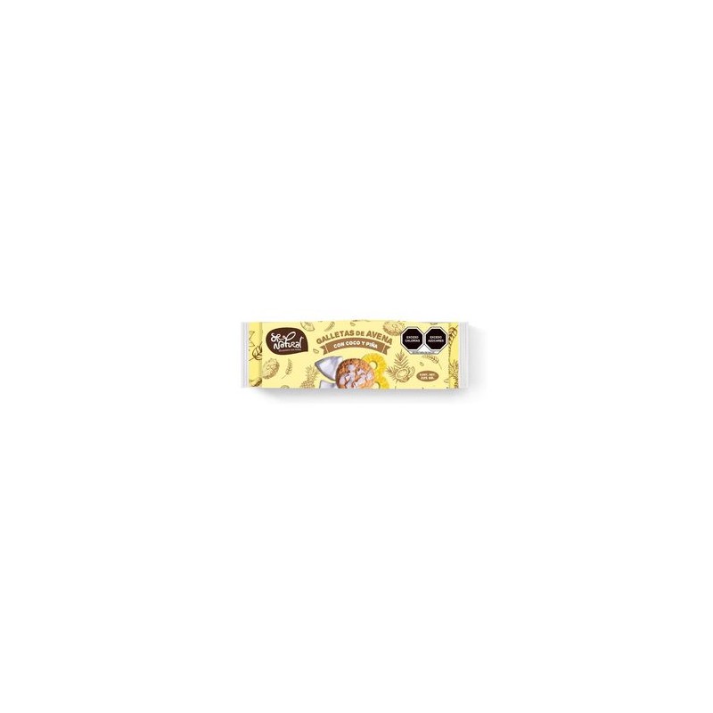 Sr Natural Galletas Avena con Coco Y Piña 225 g