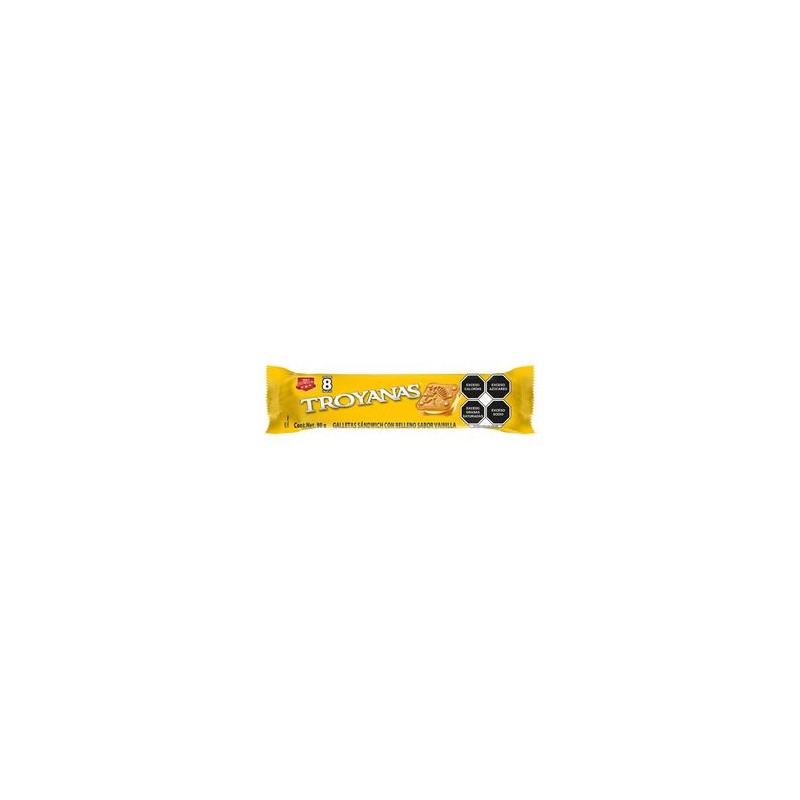 Galletas Troyanas Sabor Vainilla 80 g
