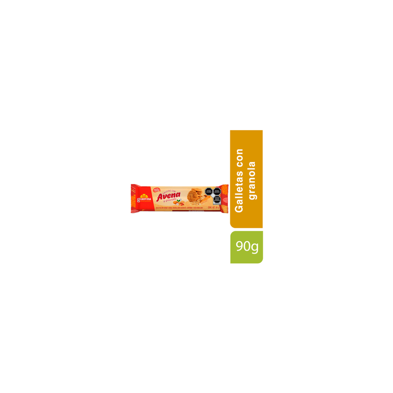 Granvita Galletas de Avena con Granola 90 g
