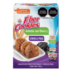 Galletas con Fibra Ciruela y Pasas 190 g