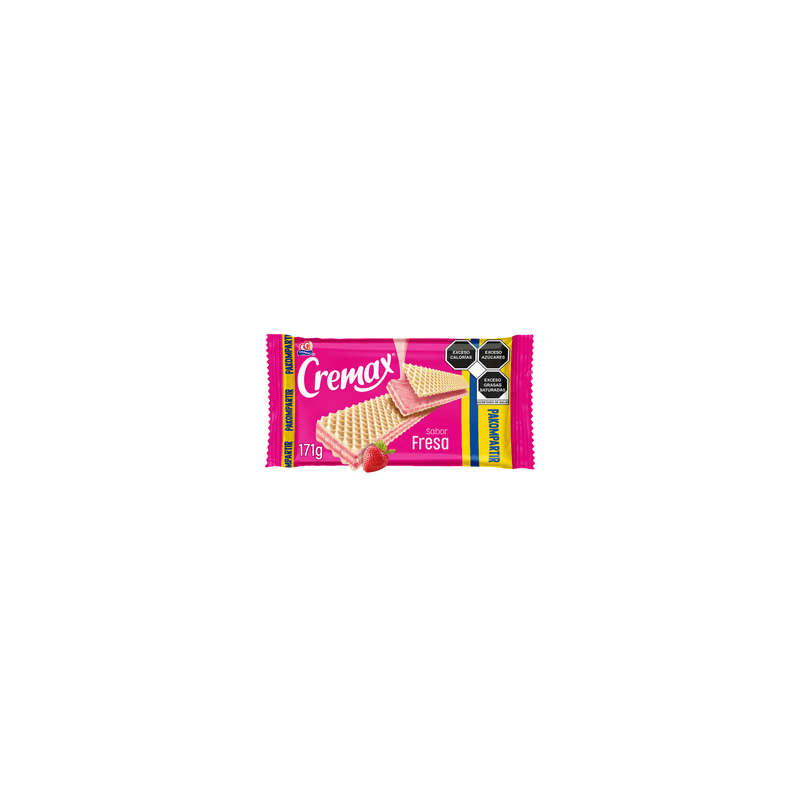 Galletas Cremax Sabor Fresa 171 g