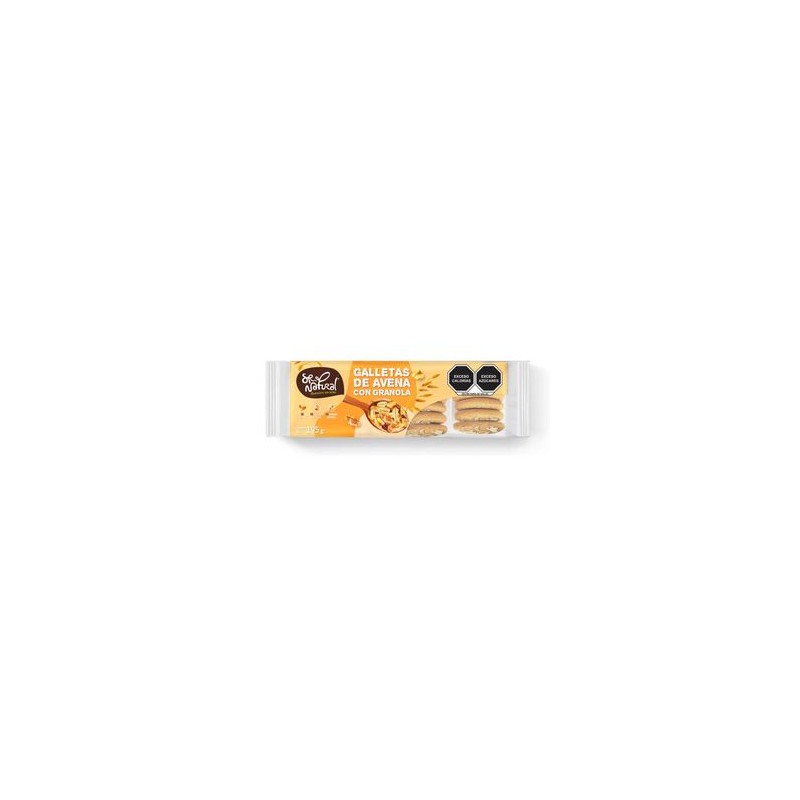 Sr Natural Galletas de Avena con Granola 195 g