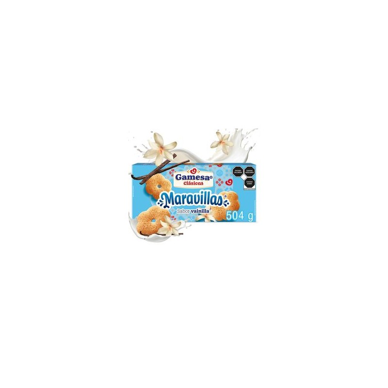 Galletas Clásicas Maravillas Sabor Vainilla 600 g