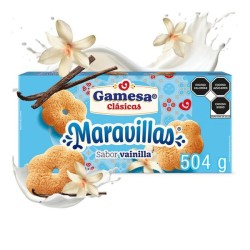 Galletas Clásicas Maravillas Sabor Vainilla 600 g