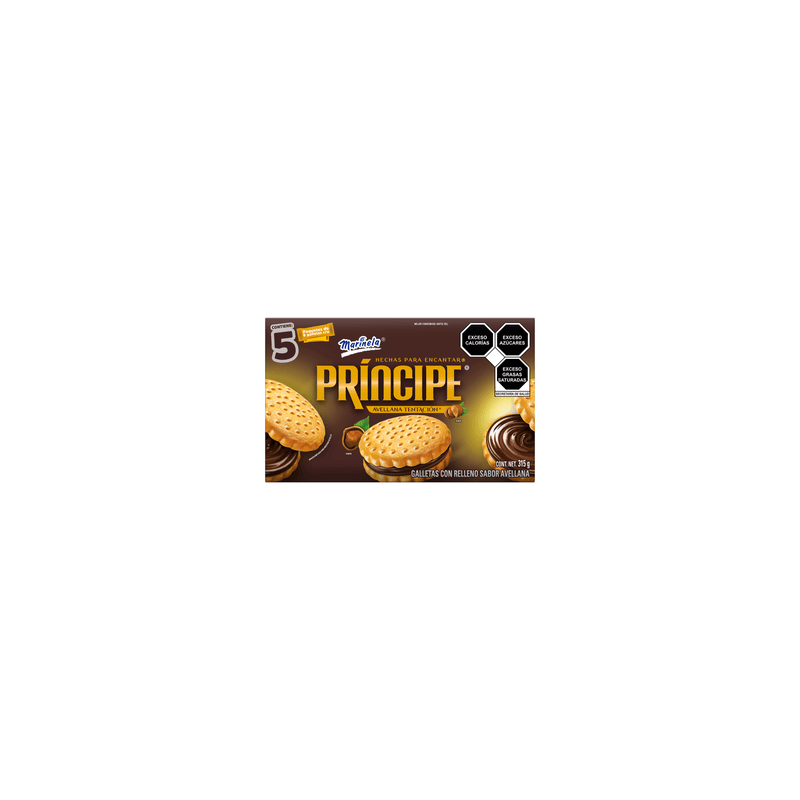 Galletas con Relleno Príncipe Sabor Avellana 315 g