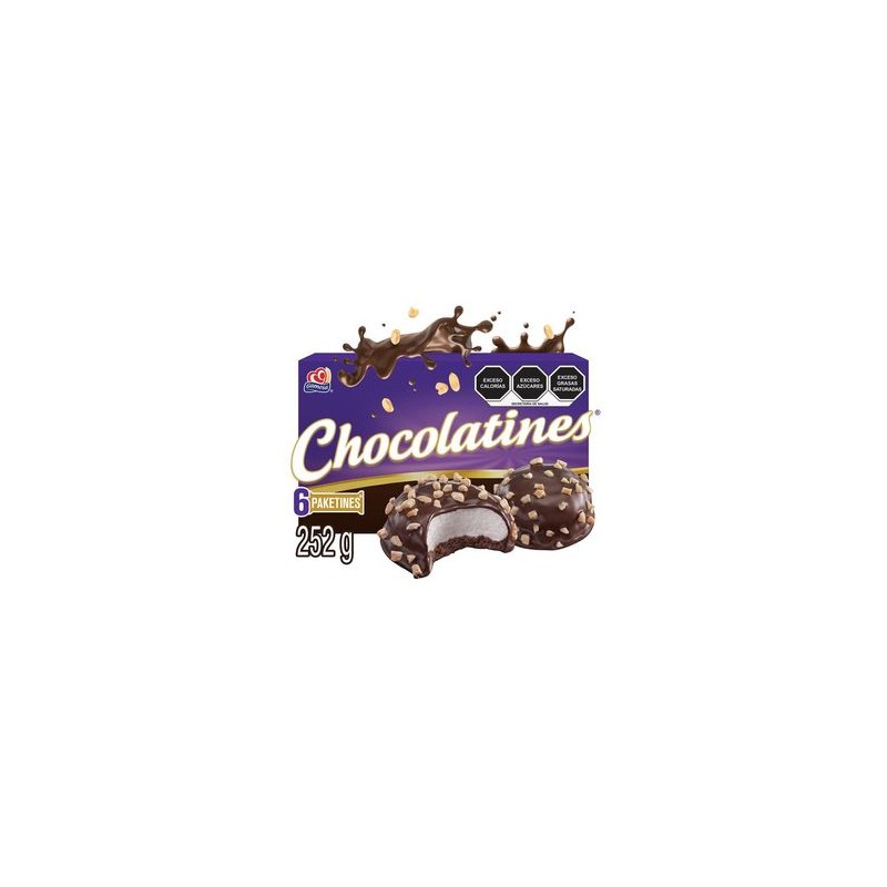 Galletas Chocolatines Malvavisco y chocolate 7 paketines 294 g