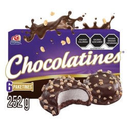 Galletas Chocolatines Malvavisco y chocolate 7 paketines 294 g