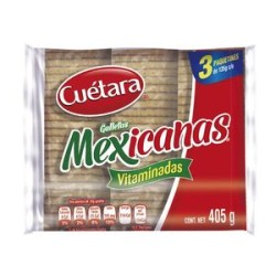 Galletas Mexicanas Sabor Vainilla Vitaminadas 405 g