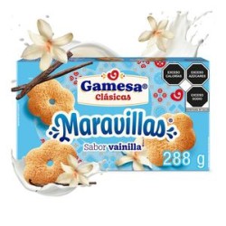 Galletas Maravillas Vainilla 4 paketines 464 g