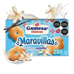 Galletas Maravillas Vainilla 4 paketines 464 g