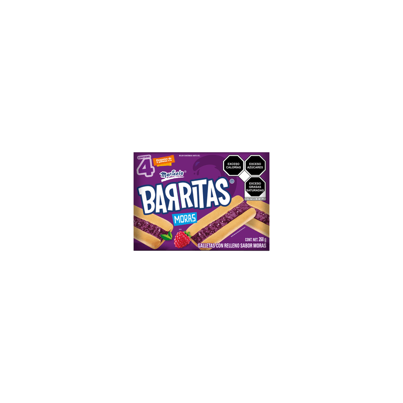 Marinela Galletas Barritas Mora 268 g