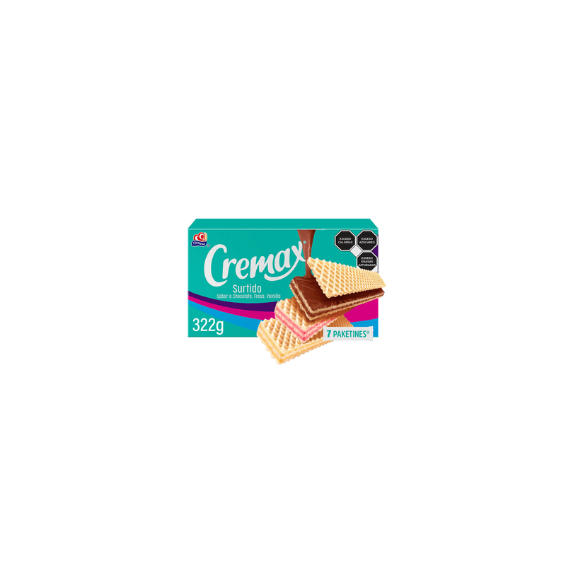 Galletas Cremax 7 paketines 322 g