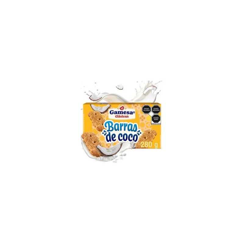 Barras Clásicas Coco 4 paketines 468 g