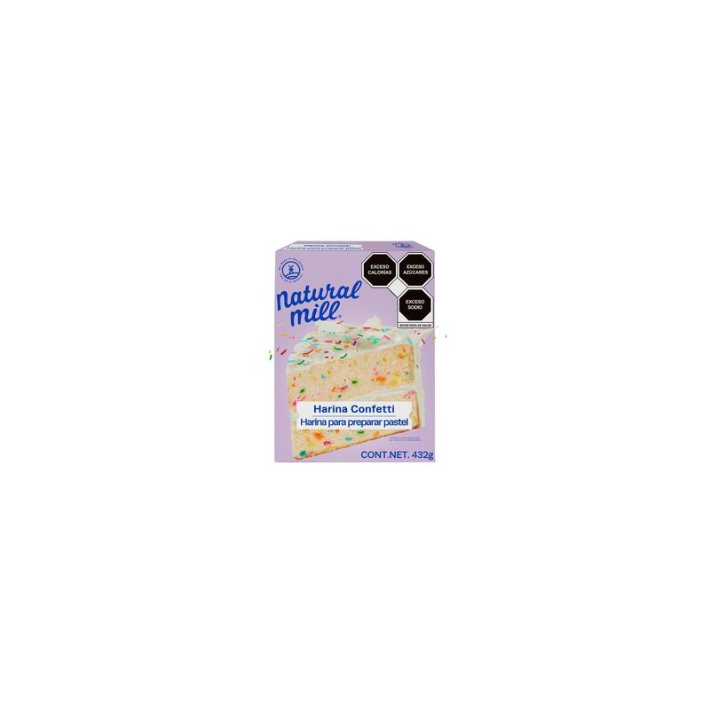 Harina Para Pastel Confetti 432 Gr