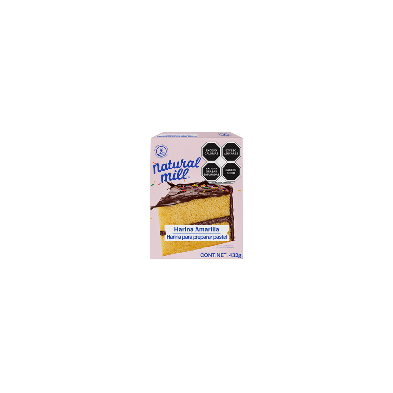 Harina Para Pastel Vainilla Amarilla 468 g