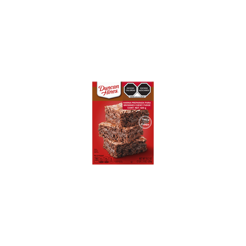 Duncan Hines Harina Para Brownie Chocolate 520 g