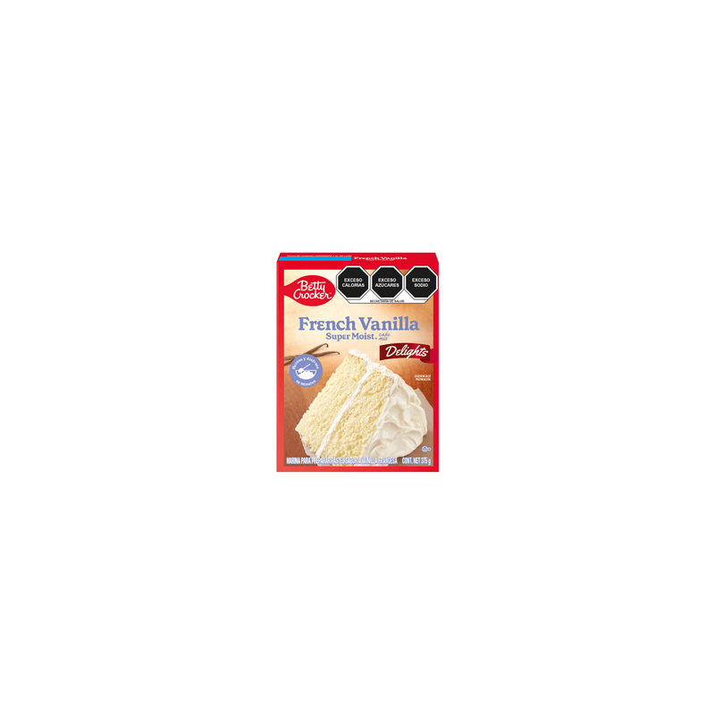 Harina para Pastel Betty Crocker Sabor Vainilla Francesa 375 g