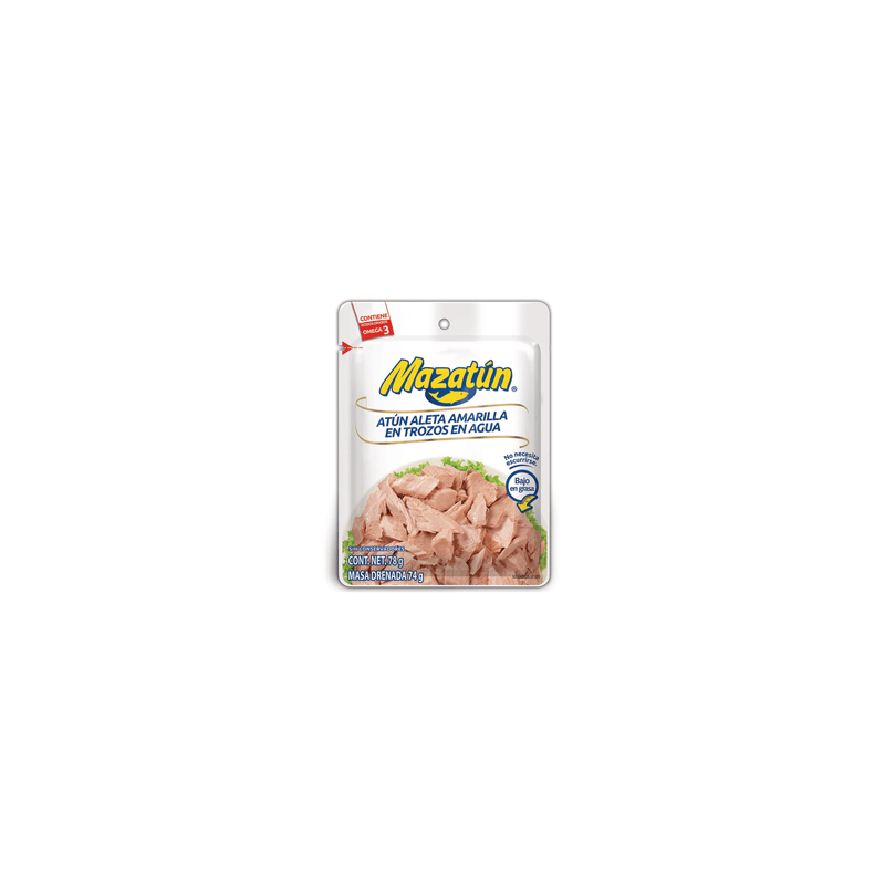 Mazatun Atun en Agua Pouch 78 g