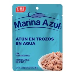Marina Azul Atún en Agua Pouch 74 g
