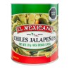 Chiles Jalapeños Enteros Lata 2.8 Kg
