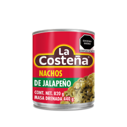Chiles Jalapeños Nachos en Escabeche Lata 820 g