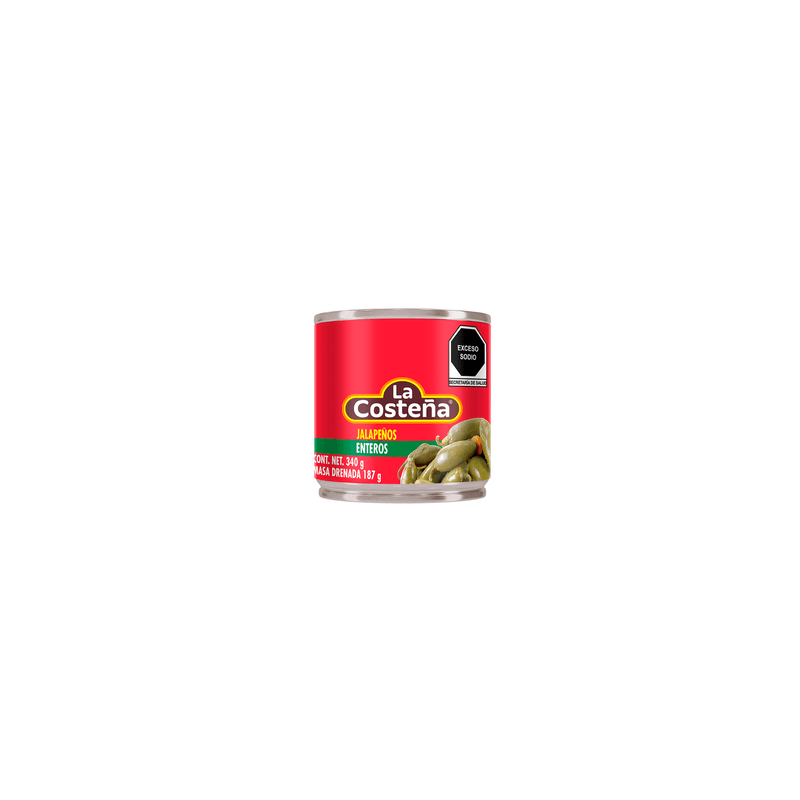 la Costeña Chiles Jalapeños Enteros 340 g
