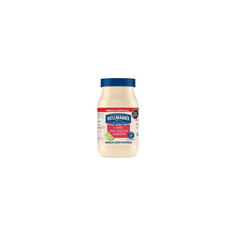 Hellmanns Mayonesa Reducida en Grasa 730 g