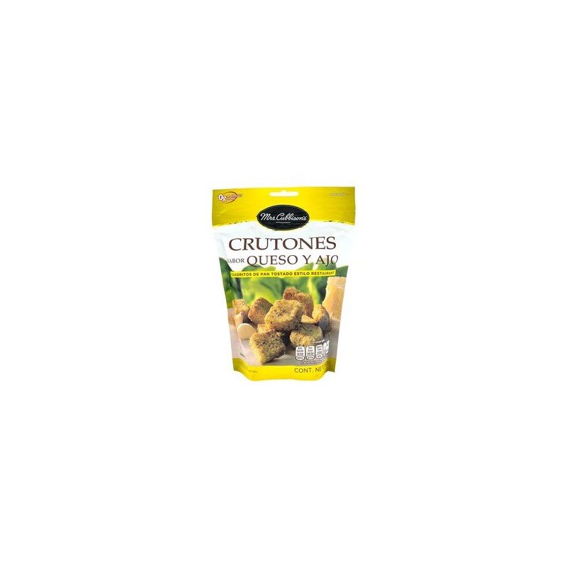 Mrs. Cubbisons Crutones Queso Y Ajo Doypack 80 g