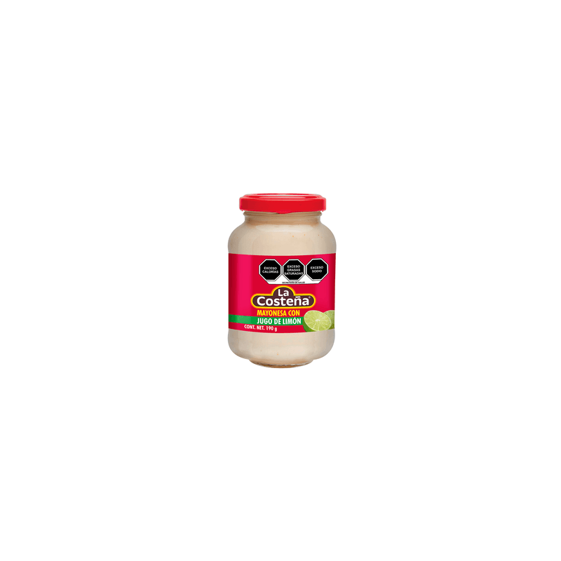 la Costeña Mayonesa con Jugo de Limon 190 g