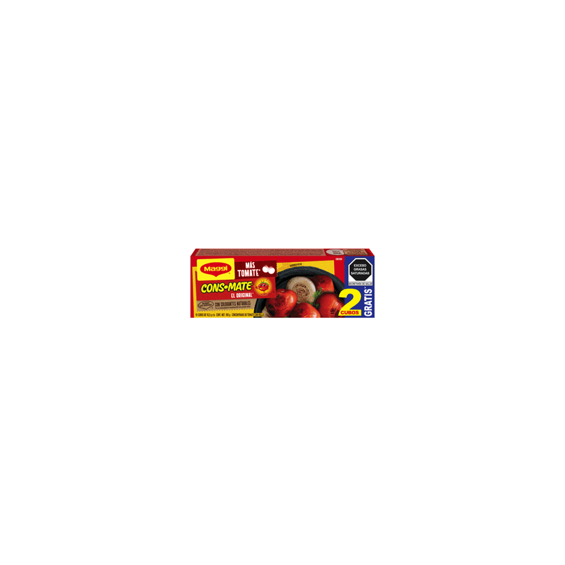 Concentrado de Tomate Maggi Consomate 10 Cubos 105 g