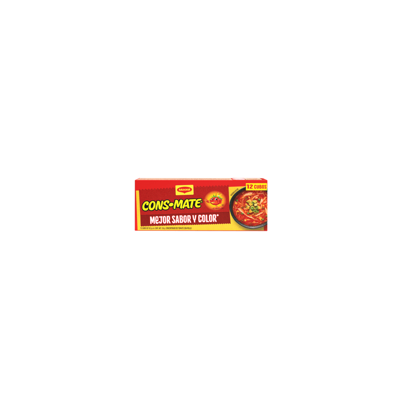 Concentrado de Tomate Maggi Consomate 12 Cubos 126 g