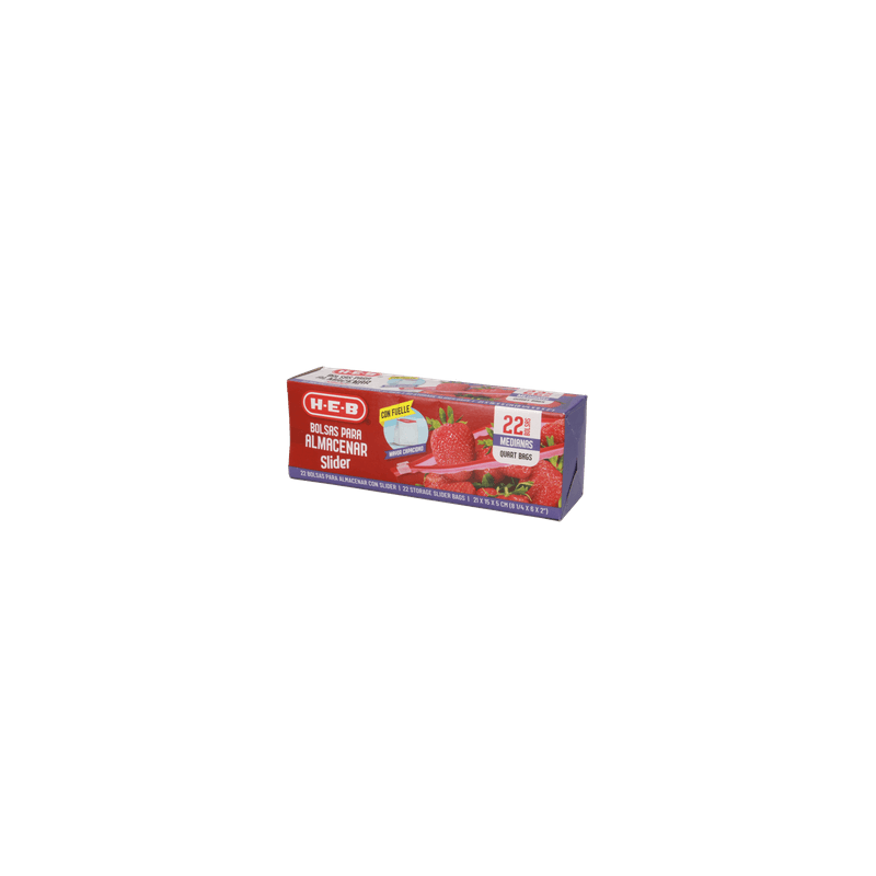 Bolsas Para Almacenar Slider Mediana 22 pz